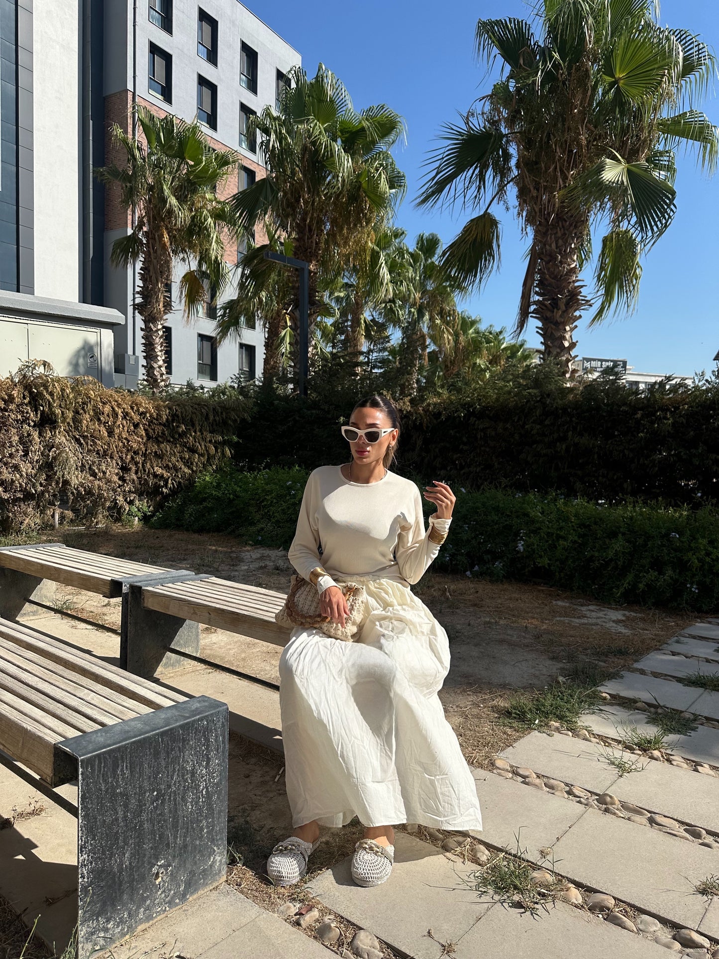 Kendine Beyaz Elbise 🤍