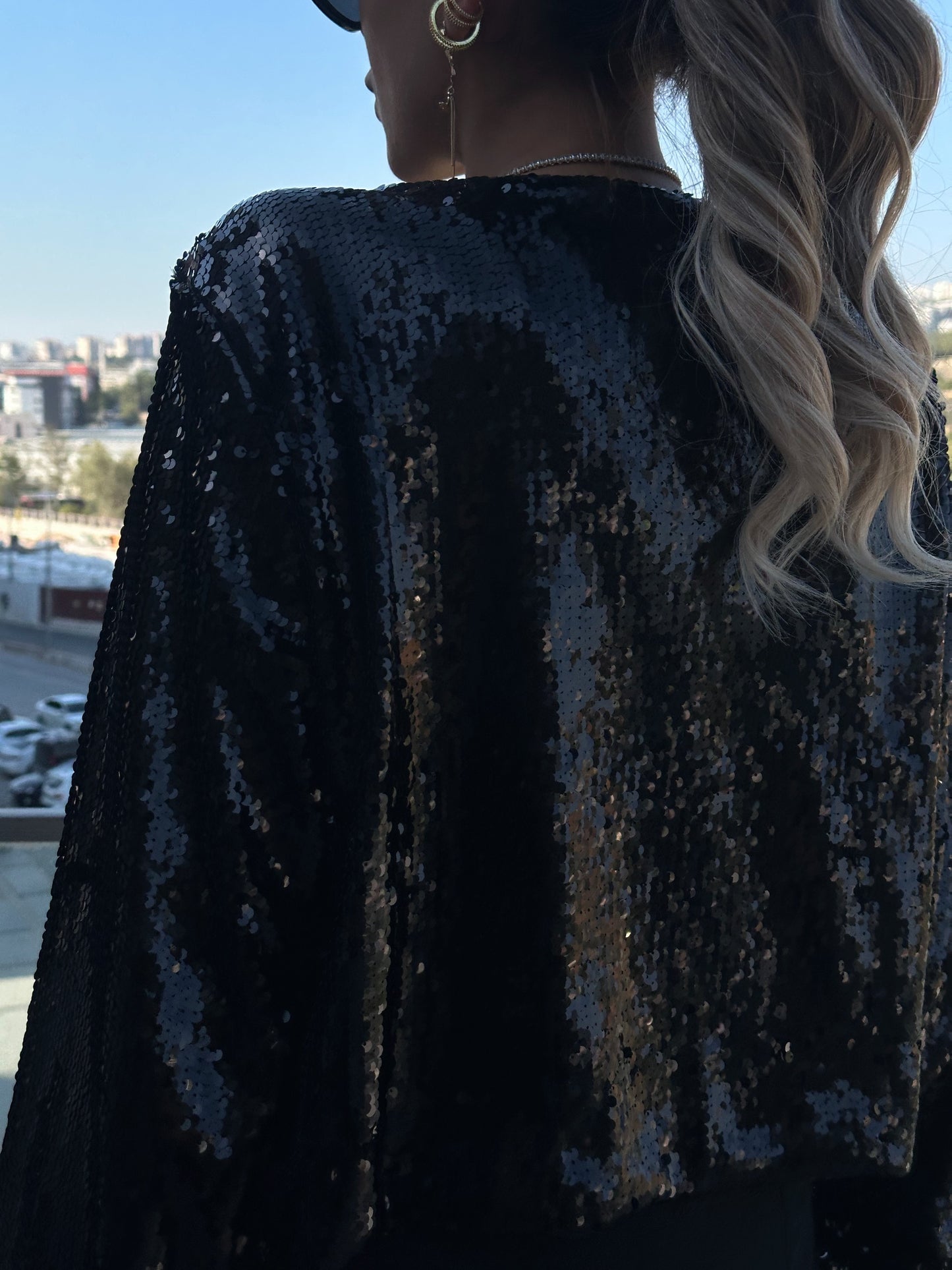 Gece ışıltısı ceket 🖤