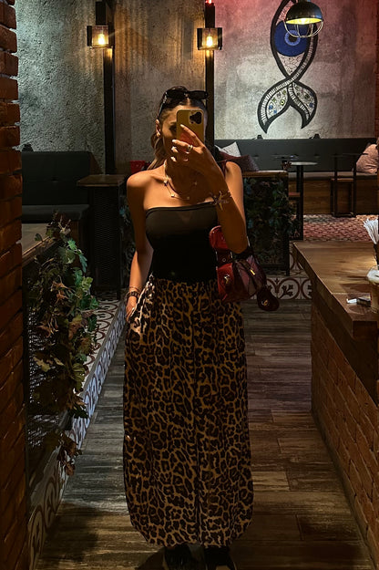 Leopar Şalvar Pantolon🤍