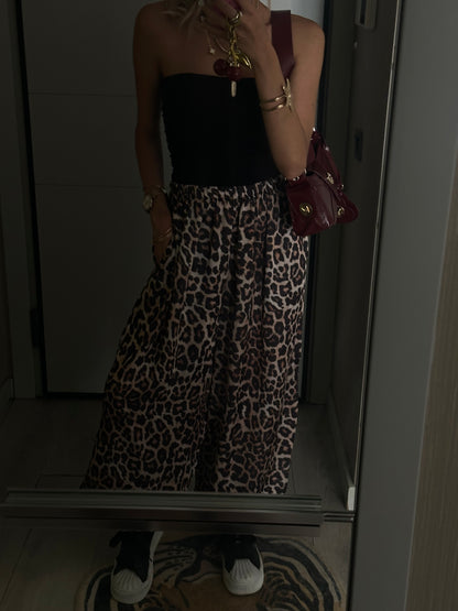 Leopar Şalvar Pantolon🤍