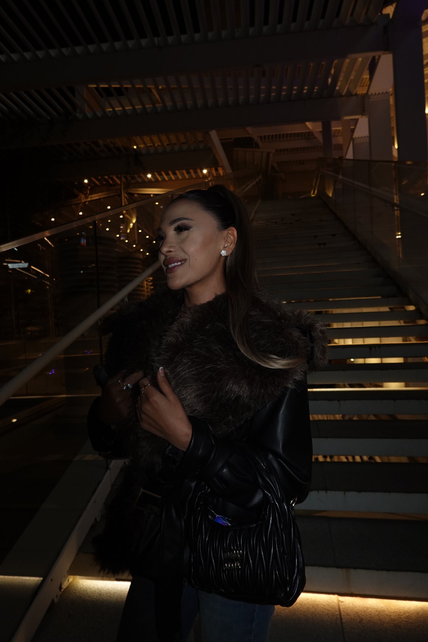 AYNA | Obsidyen Kürklü Ceket