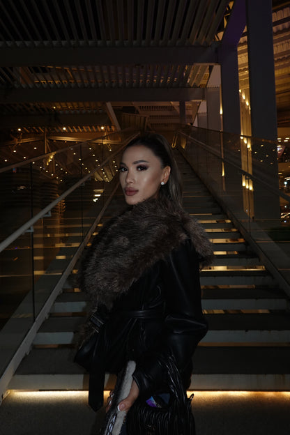 AYNA | Obsidyen Kürklü Ceket