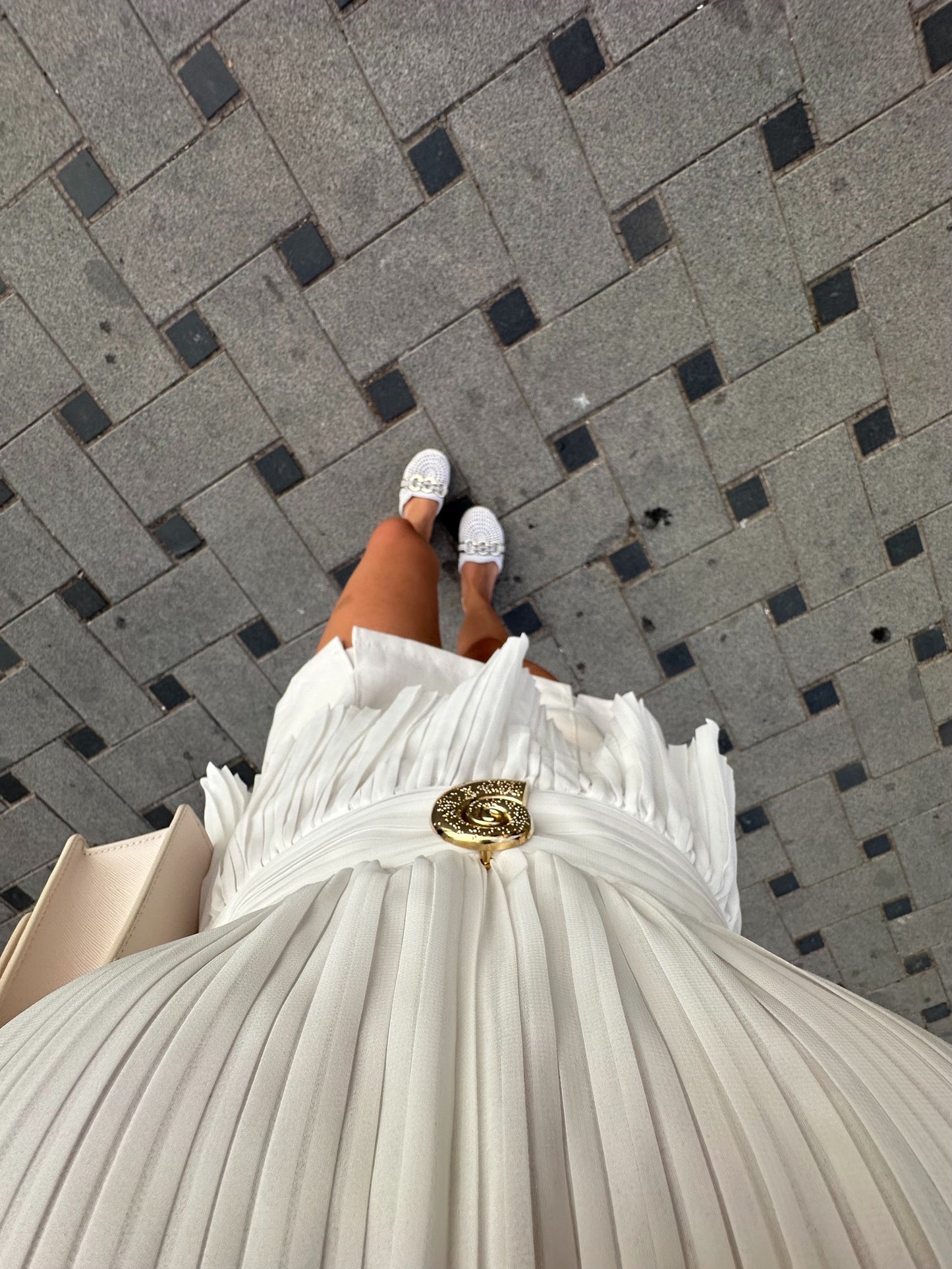 Seren Üst 🤍 – Pliseli Bohem Şıklık