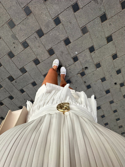 Seren Üst 🤍 – Pliseli Bohem Şıklık