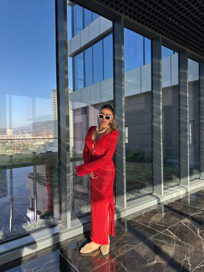 Kendine Kırmızı |İnci Pareo