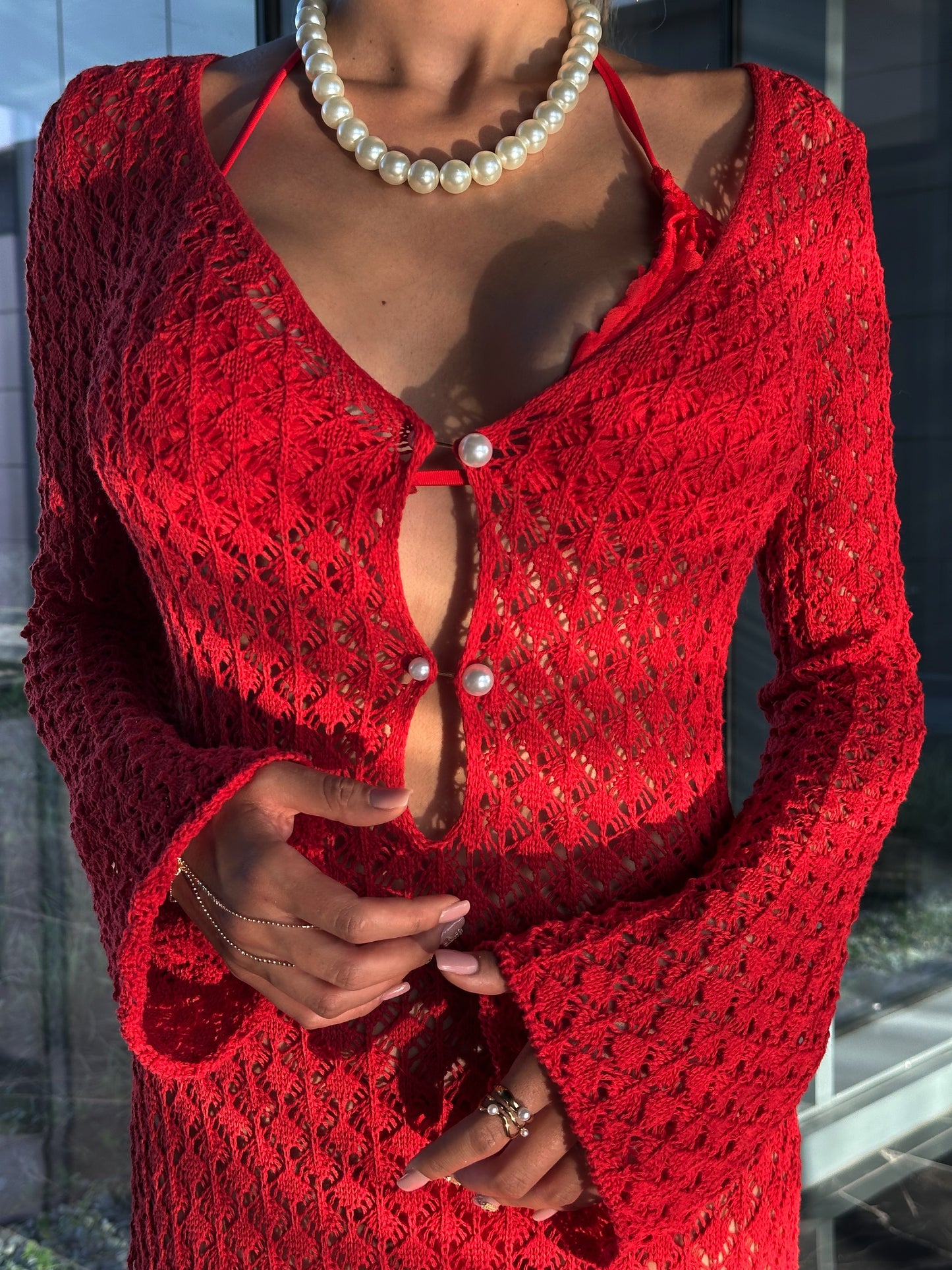 Kendine Kırmızı |İnci Pareo