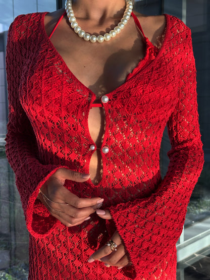 Kendine Kırmızı |İnci Pareo