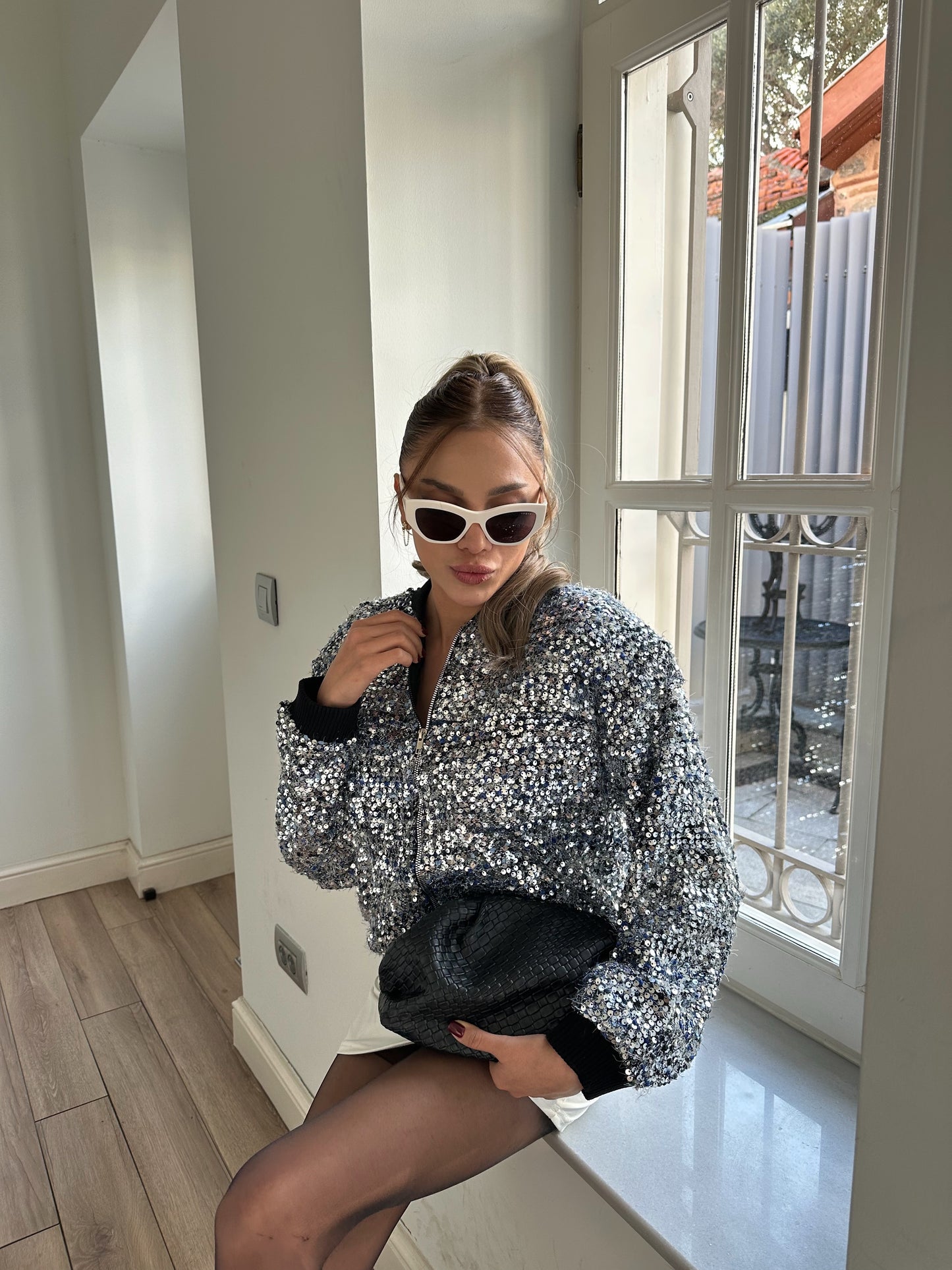 Parıltı Bomber Ceket 🪩