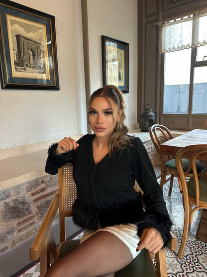 Gece Dokunuş Yelek 🖤