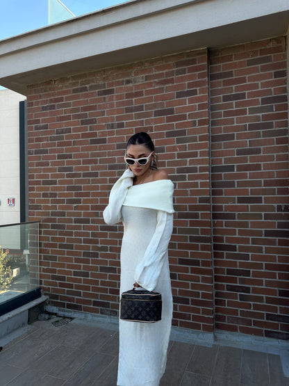 AYNA|Beyaz Elbise 🤍